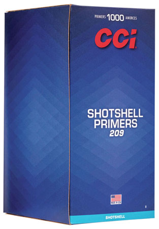 [076683500083] CCI 8 Shotshell Primers 209 Shotgun 1000/Box