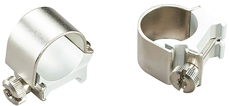 [076683490322] Weaver Mounts 49032 Detachable Top Mount Rings  Silver 1" Medium